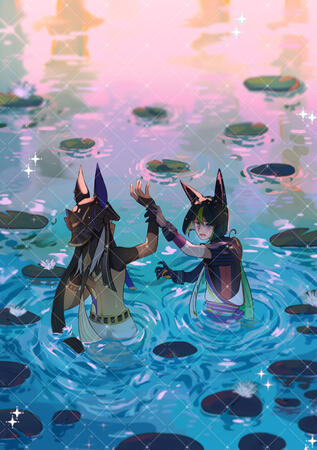 manga style / type b / half body