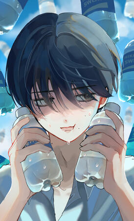 manga style / type b / bust up